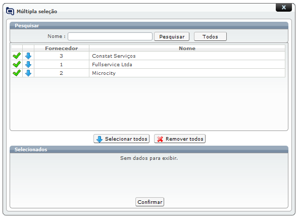 Projetos para o atendente 25b