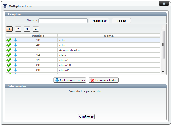 Projetos para o atendente 22b