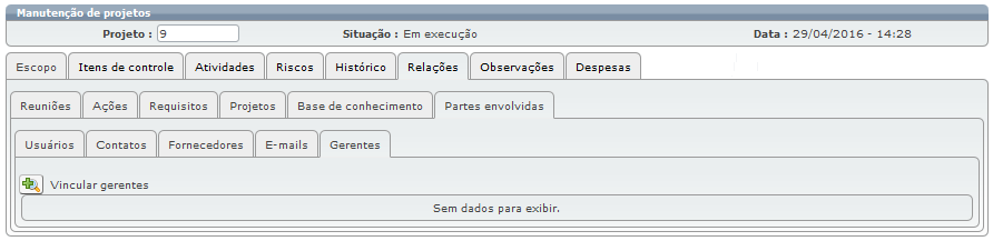 Projetos para o atendente 27