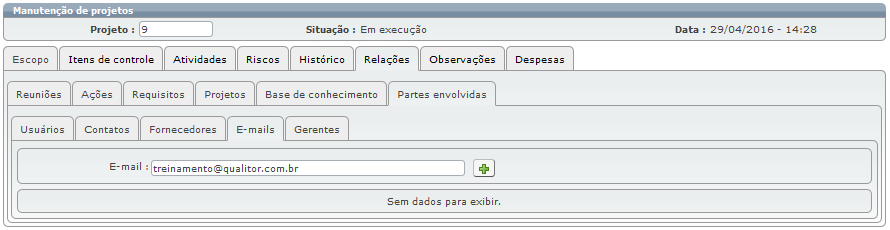 Projetos para o atendente 26