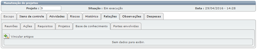 Projetos para o atendente 21
