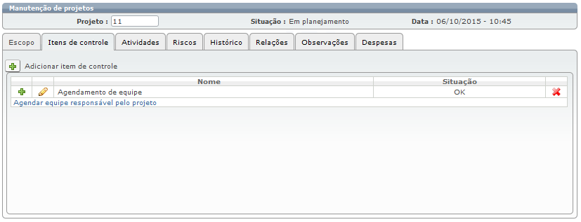 Projetos para o atendente 39