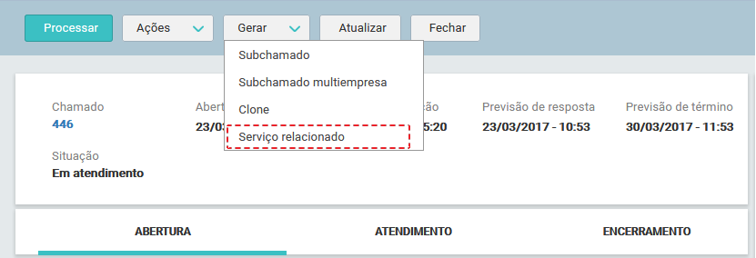 06. Tela_MENU_GERAR_ Serviço relacionado_FIG004