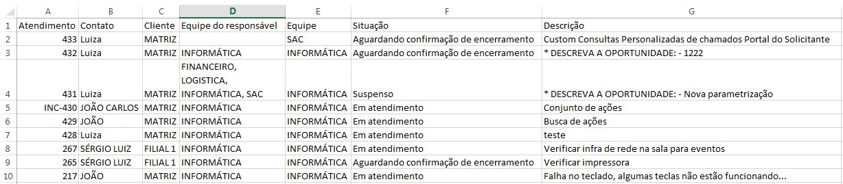 PERSONALIZAR GRID_Opções_Exportar_CSV