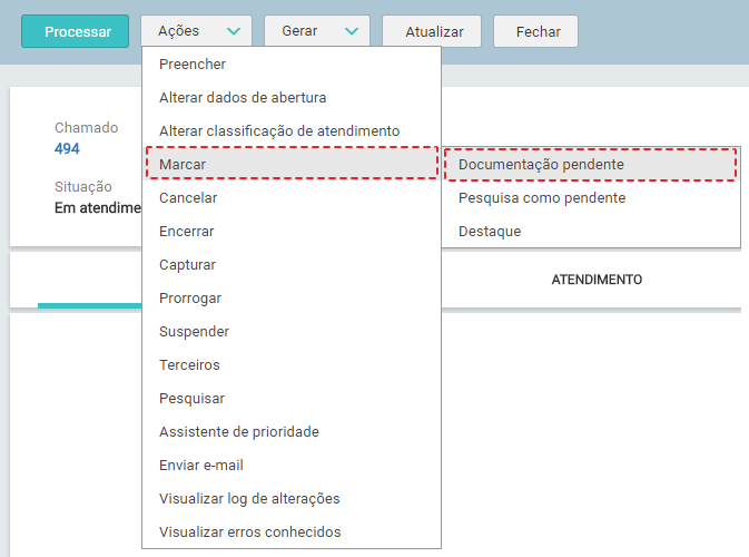 06. Tela_MENU_AÇÕES_ marcar_DOCUMENTAÇÃO PENDENTE_FIG004