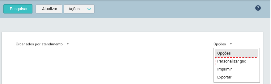 PERSONALIZAR GRID_Opções_Personalizar Grid